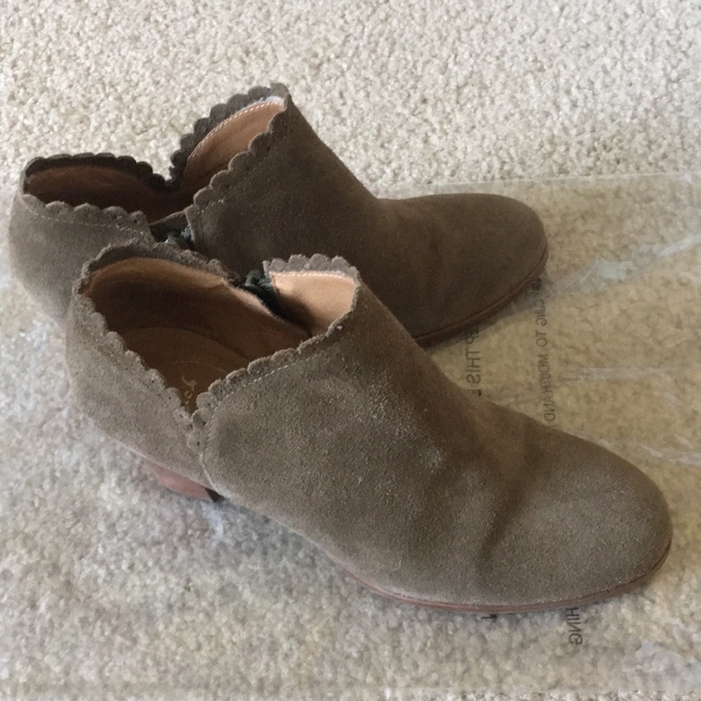 Jack Rogers Marianne Bootie in Olive Suede